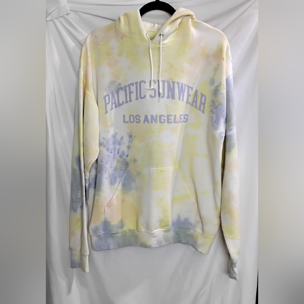 Pac Sun Hoodie Mens Medium Tie Dye Pacific Sunwear Los Angeles